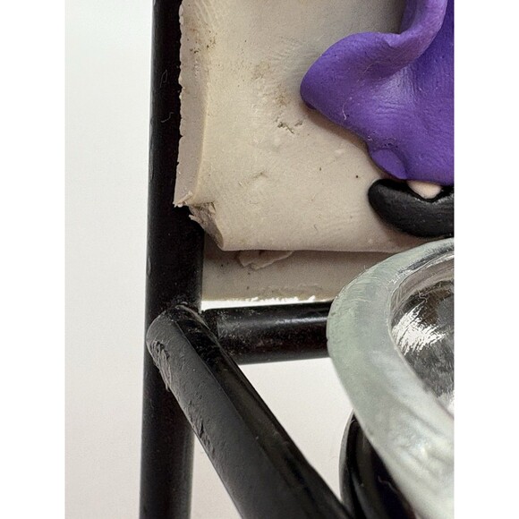 Ceramic Witch Cauldron Candle Halloween Mug & Chair Votive Holder Set Of 2 - Picture 5 of 10